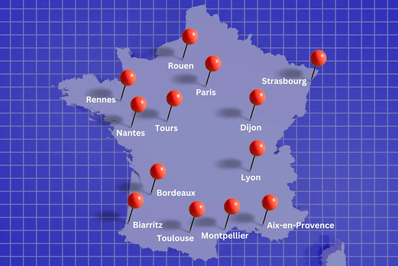 Carte régions